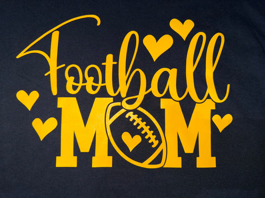 Football Mom Hearts