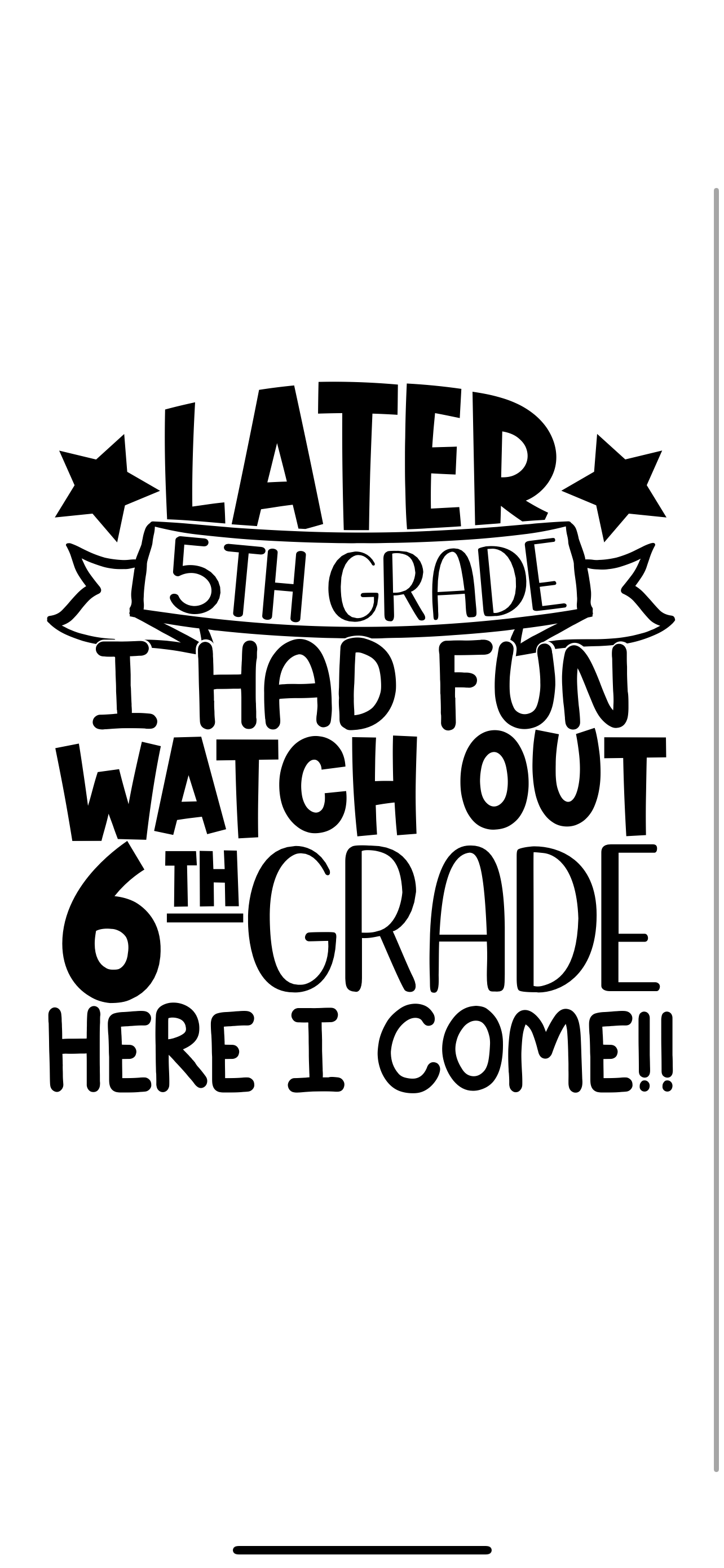 Later 5th Grade T-Shirt